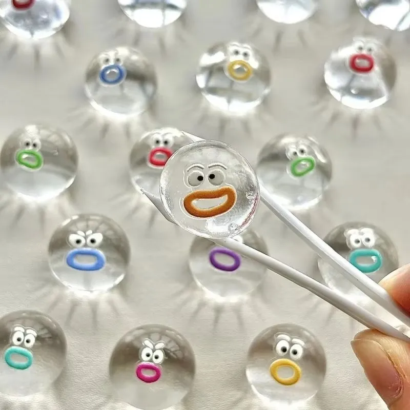 Mini poupée transparente de dessin animé, soulage les pincements, doux, à rebond lent, collant, Squishy, jouets amusants et mignons