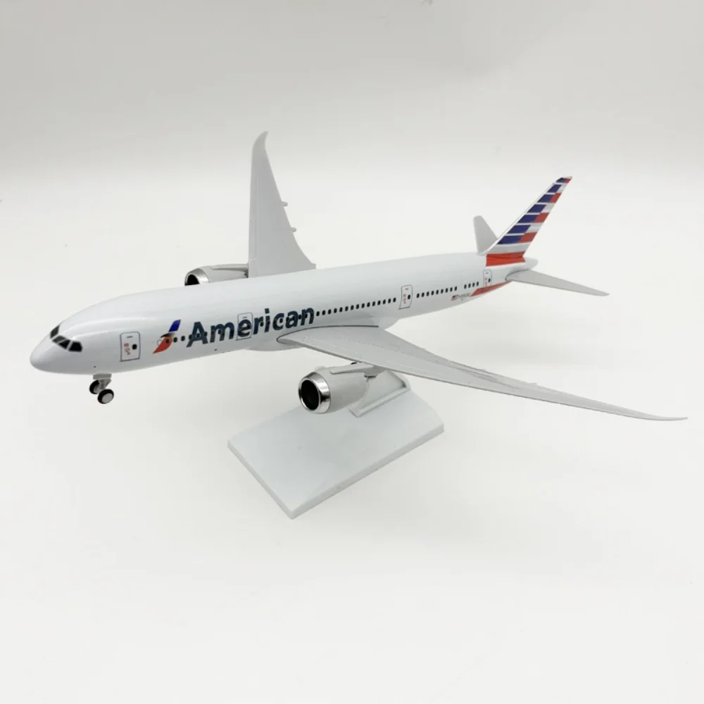

30cm Airplane Model B787 American Airways 1/250 Scale Aircraft Diecast Resin Model Planes Toy For Boys With Wheels Bedroom Decor