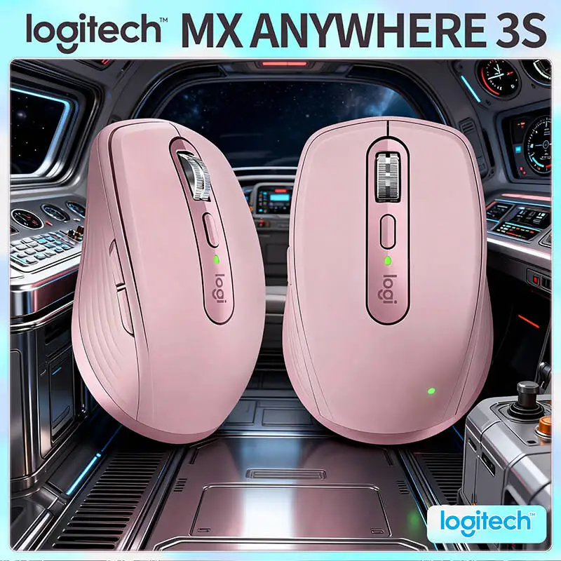 

Logitech MX Anywhere 3S Advanced Silent Wireless Mouse, 90% Noise Reduction, Accurate Tracking