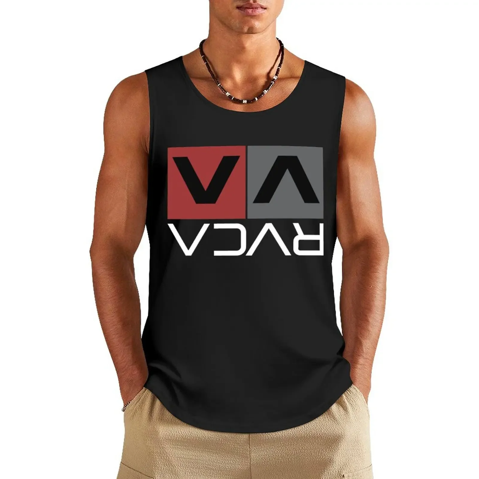 Funny Letter Print Men's Tank Tops Hawaiian Beach Surf Sleeveless Shirts Fashion Gym T-shirt Man Summer Casual Run Fitness Vest