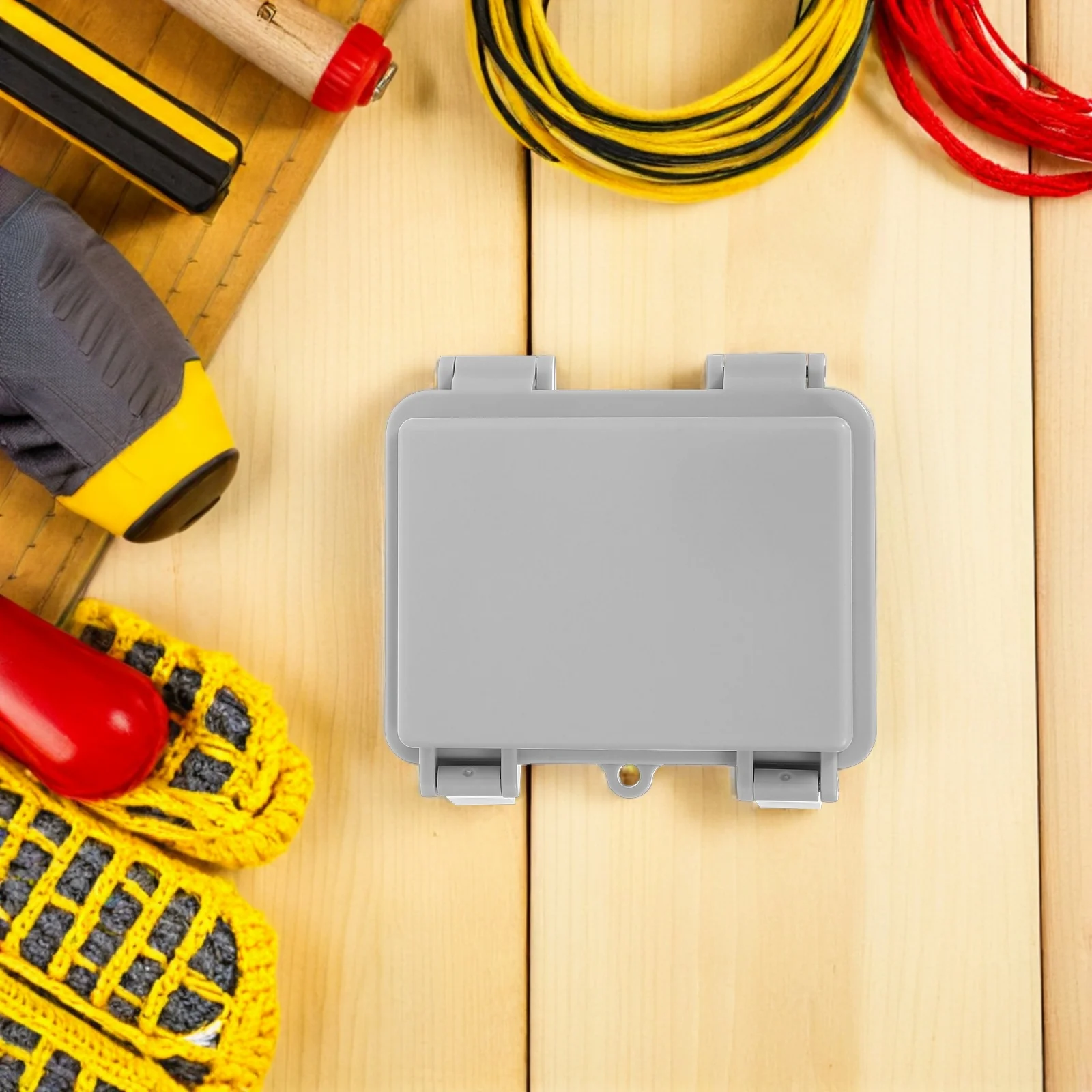 

Waterproof Junction Outdoor Plastic Outlet Case Hinged Cover Weatherproof Connection Enclosure Electronic Project