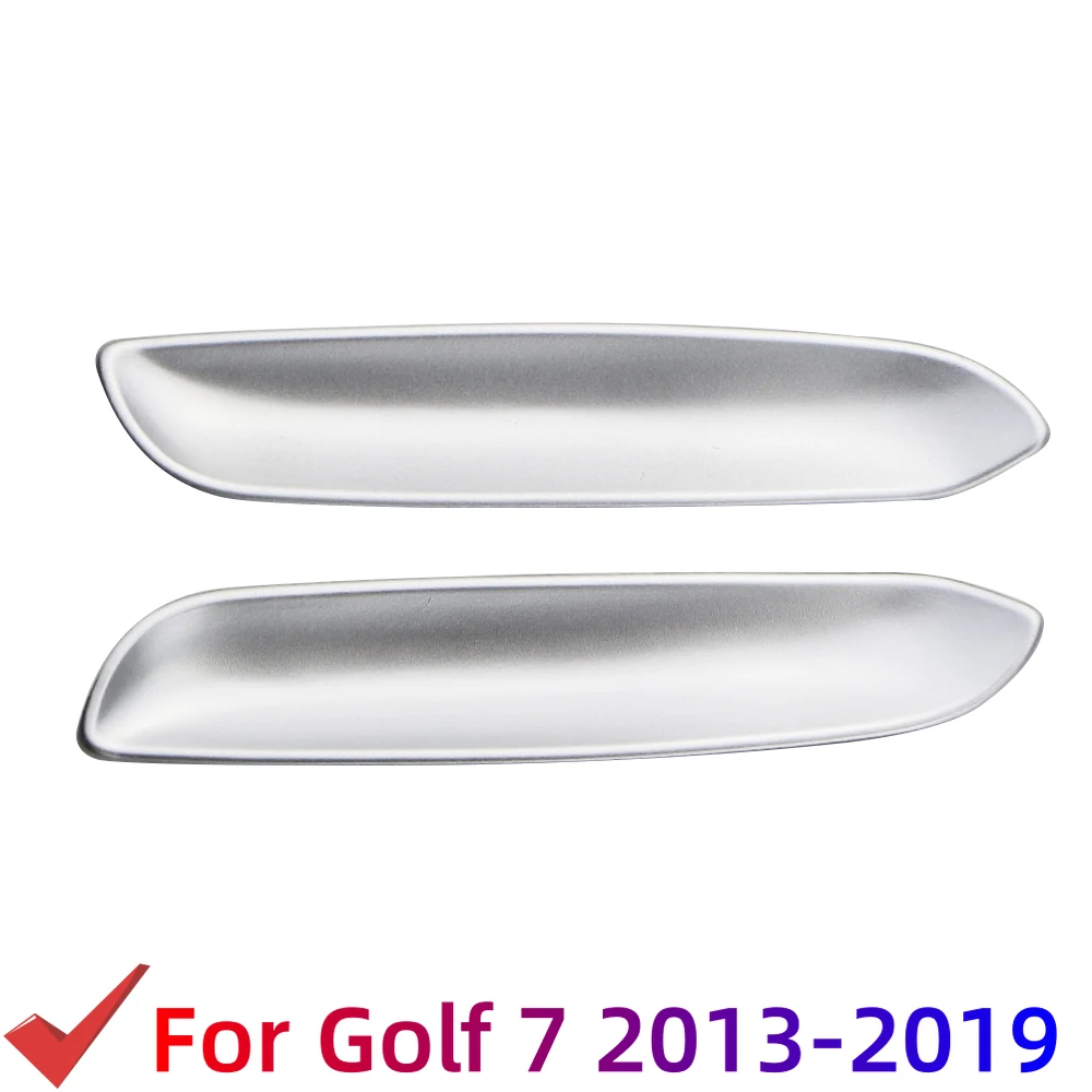 LHD Car Front Seat Adjustment Knob Cover Trim Sticker for Volkswagen VW Golf 7 MK7 Lamando 2013 - 2019 ABS Chrome Accessories