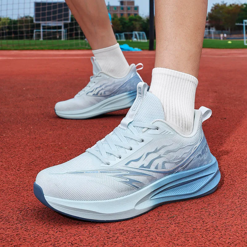 Marathon-Laufschuhe für Herren mit Carbonplatte, Spezial-Sportschuhe, Atmungsaktiv, Leichtgewichtig, Bequeme Damen-Sneaker