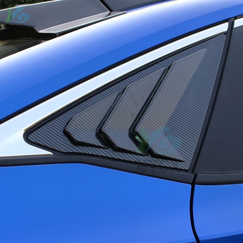 Styling Mouldings for Car Front Rear Window Triangle Glass Decoration Cover Stickers Accessories For Honda Integra 2021 2022+