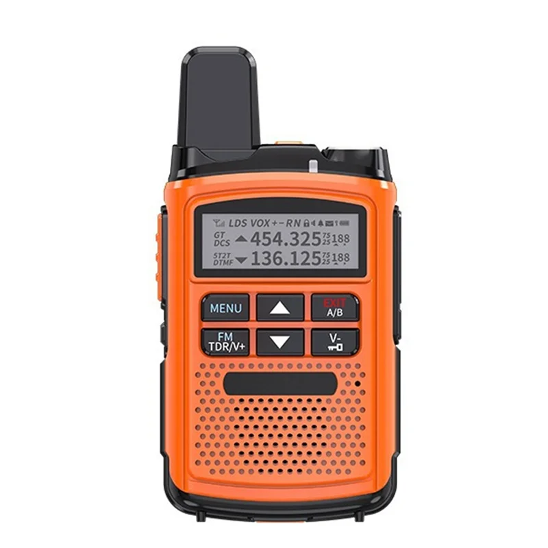 -ABGQ LCD Handheld Mini Walkie-Talkie UV Band Intercom For Hair Salons, Beauty Salons, Barber Shops
