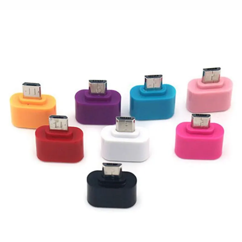 Cavo Mini OTG da 100 pezzi adattatore USB OTG convertitore da Micro USB 2.0 a USB per Tablet PC Android