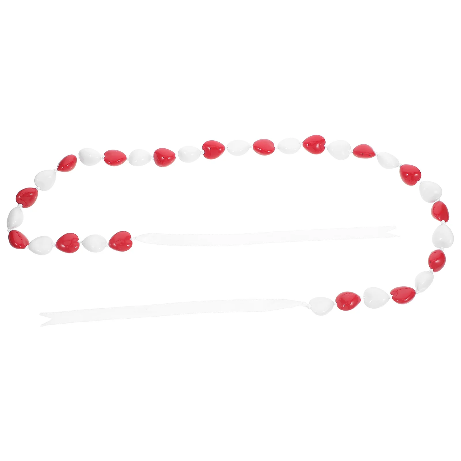 

Acrylic Bead Necklace Graduation Jewelry Theme Flower Lei Class of Garland Celebration Party Necklaces