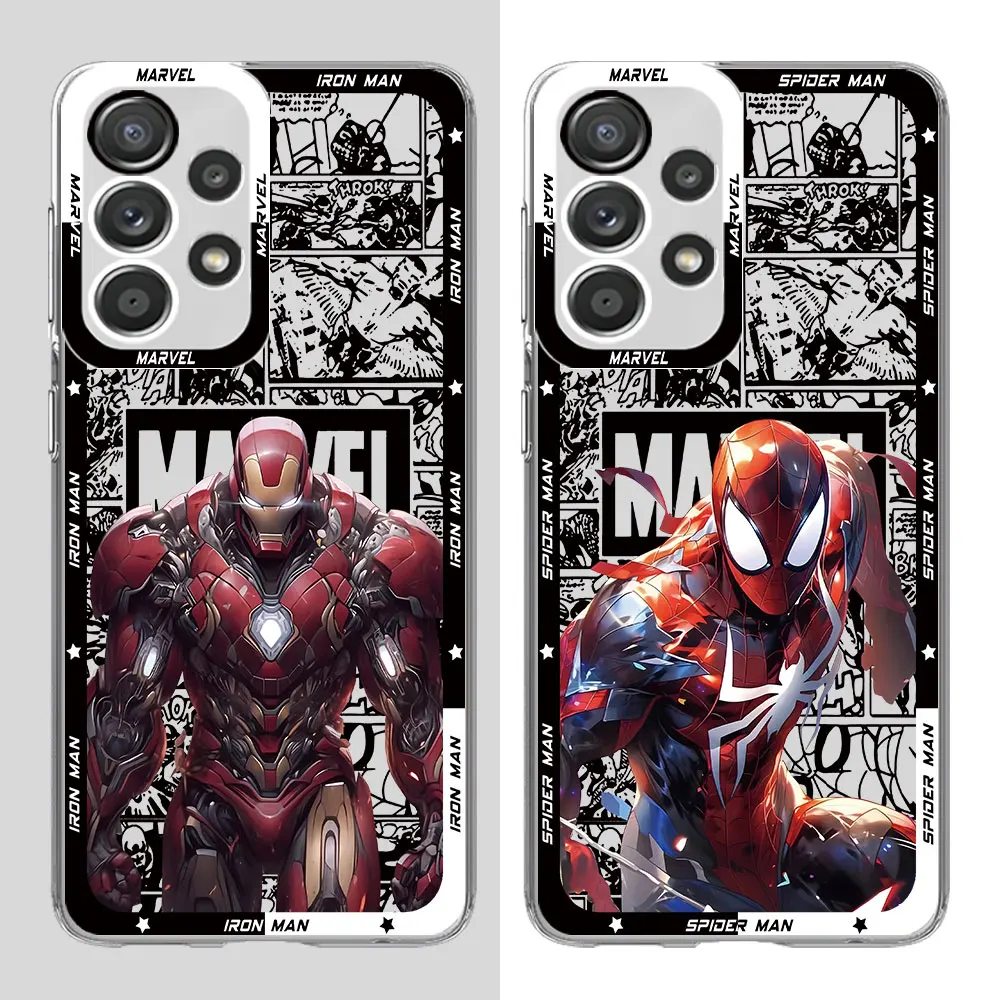 Marvel Deadpool The hulk Case for Samsung Galaxy A34 A13 A14 A32 A11 A33 A12 A52 A72 A24 A73 A21s A54 A23 A42 A22 A53 Cover