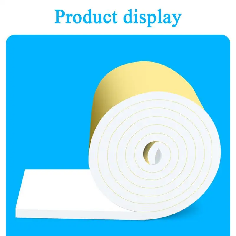 Soundproofing Panels 78.74x1.97 Inches Soundproofing Foam Noise Reduction Barrier Rainproof Self-Adhesive Padding Soundproof For