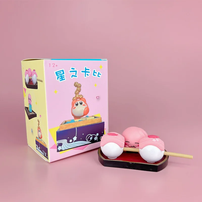 3pcs/set Game Kirby Waddle Dee Q Version kawaii Action Figure PVC model Toys Car ornament decoration Collectible Gifts boxed