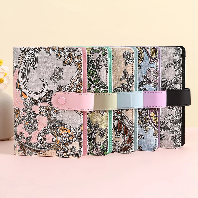 Nuovo modello retrò colorato A6 PU pelle raccoglitore fai da te notebook solo copertine diario libri pianificazione copertine cancelleria scolastica
