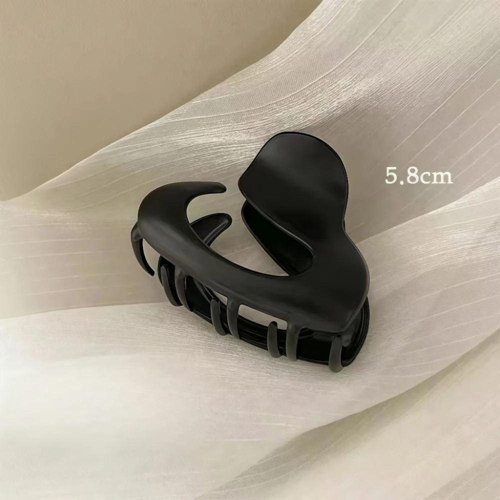 Metall-Haarklammer, elegante, hohle, geometrische kleine Haarspangen, koreanische Haarspangen, Mädchen-Haarnadeln, modische Haarkrabben für Damen – Detail 11