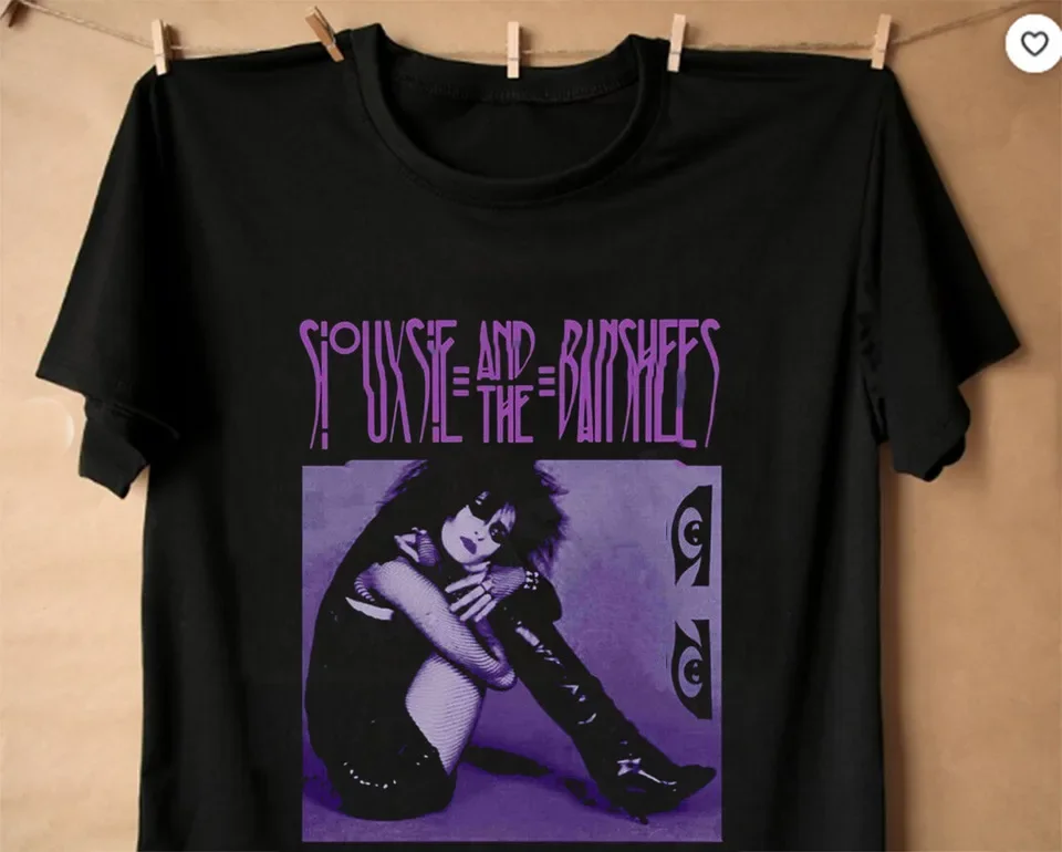 

Hot Siouxsie and The Banshees T-shirt Gift Family Cotton Black T-Shirt