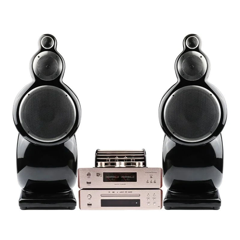 

Gall machine combination audio high fidelity HiFi bookshelf 8 inch three-way frequency Nautilus speaker