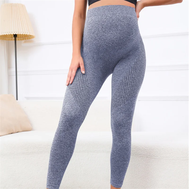 Hoge Elastische Taille Zwangerschaps Legging Skinny Voor Zwangere Vrouwen Buik Lengte Zwangerschap Yogabroek Actieve Kleding Workout Legging