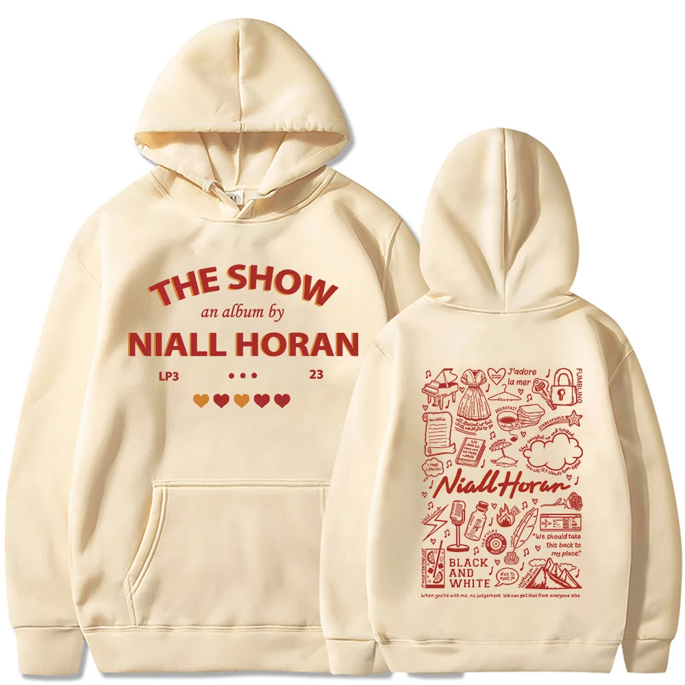 

Niall Horan The Show Live On Tour 2024 Merch Hoodie Women Man Pullover Long Sleeve Tops Streetwear Unisex