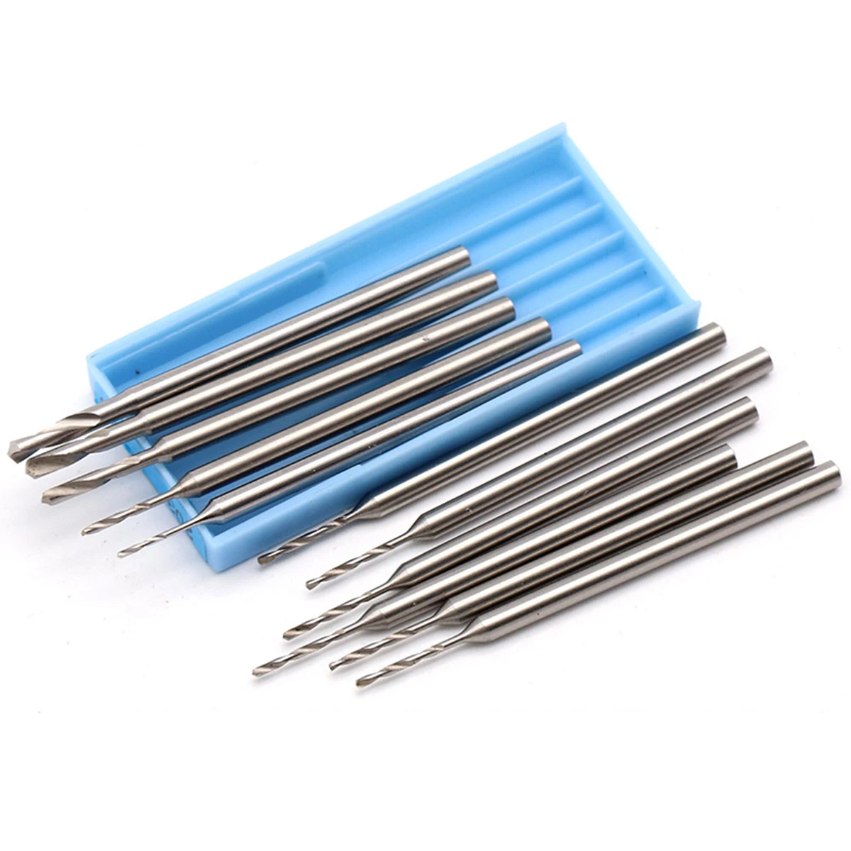 1 Buah 2.35Mm Shank 0.6-2Mm Tungsten Carbide Burr Rotary Files Alat Engraving Olive Amber Carving Knife End Mill Alat Woodworking