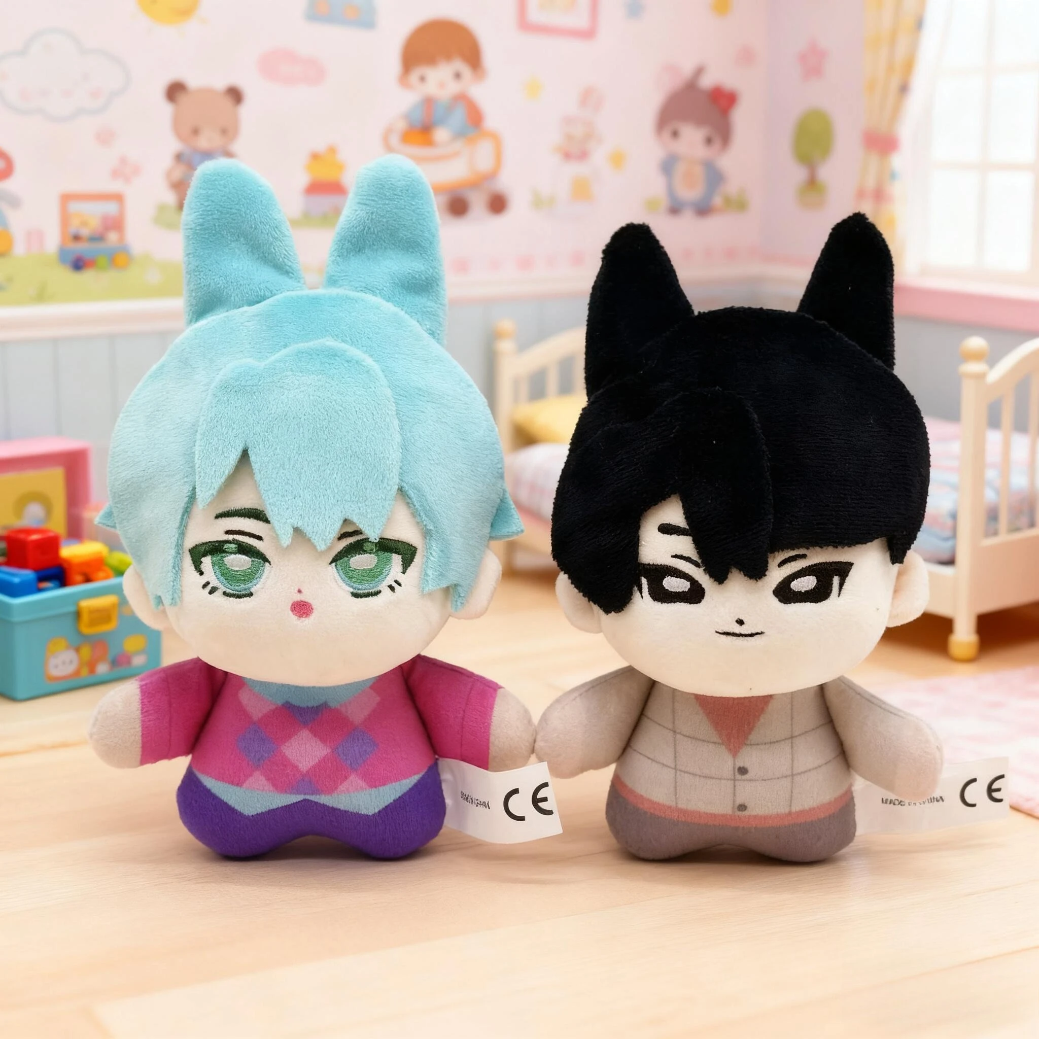 Kpop Dämonenjäger Rumi Plüsch Niedlicher Dämonenjäger Saja Jungen Plüschtier Cartoon Tiger/Vogel Gefüllte Puppe Weiche Heimdekoration Spielzeug Kinder Geschenk