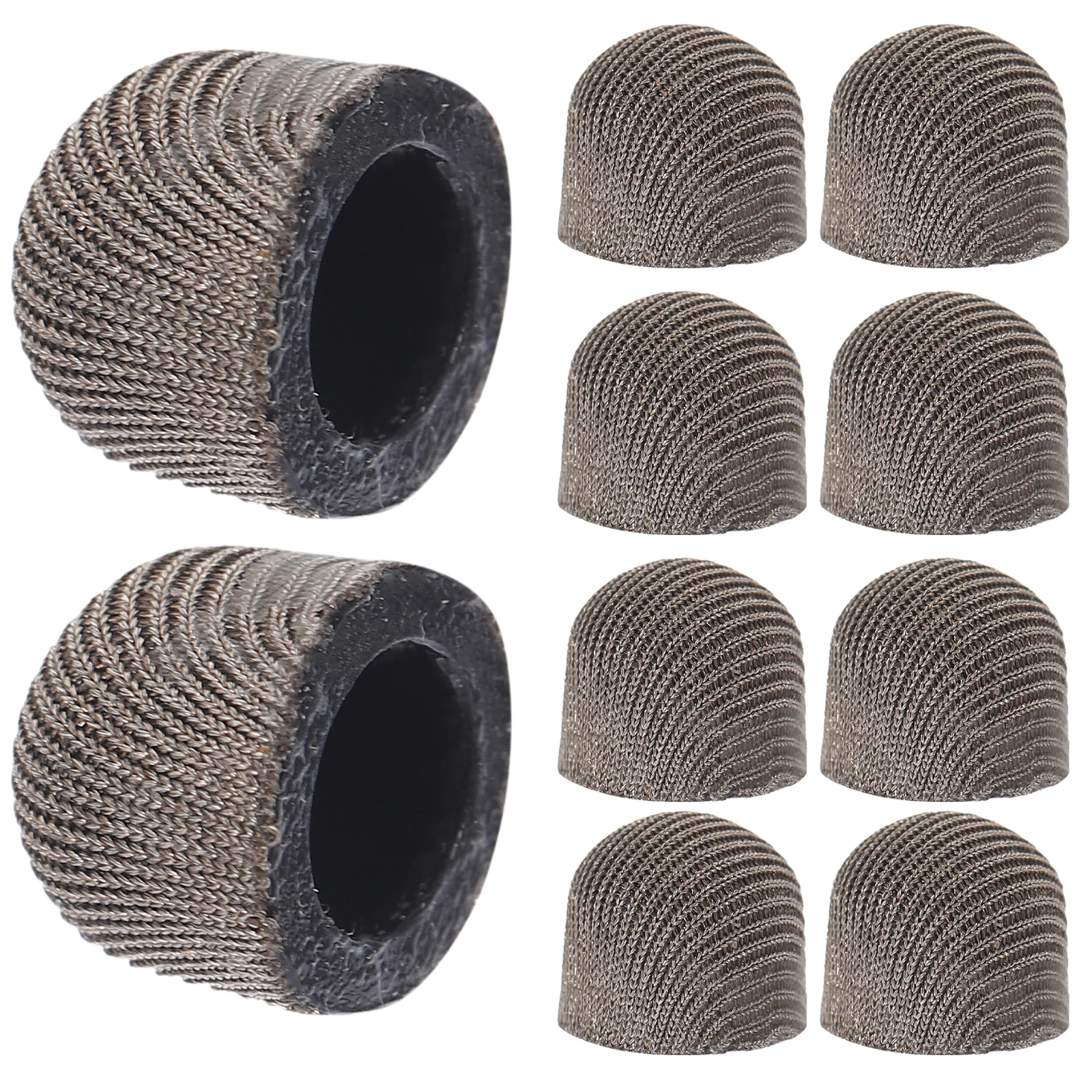 

10pcs Conductive Cloth Stylus Pen Tips 6mm Touchscreen Replacement for Tablet Wear-Resistant Fiber Fine Tip Design
