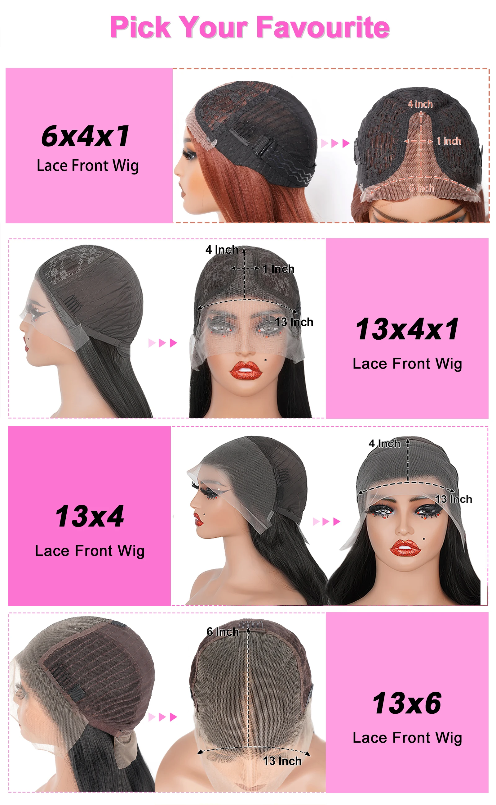 วิกผมหน้าผากลูกไม้สีดำธรรมชาติแบบเลเยอร์ ตัดแต่งทรงตรง  พร้อมผมด้านหน้าที่ถอนขนแล้ว  วิกแบบไม่ต้องใช้กาว  วิกผมสังเคราะห์ทรงบัตเตอร์ฟลาย