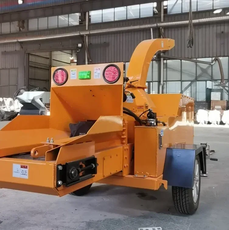 40Tons Industrial Large Hydraulic Feeding Tree Branch Wood Chipper Machine Diesel Wood Shredder for Wood Waste Recycling