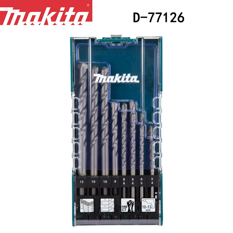 Makita D-77126 12 piece set of TCT Drill Bits