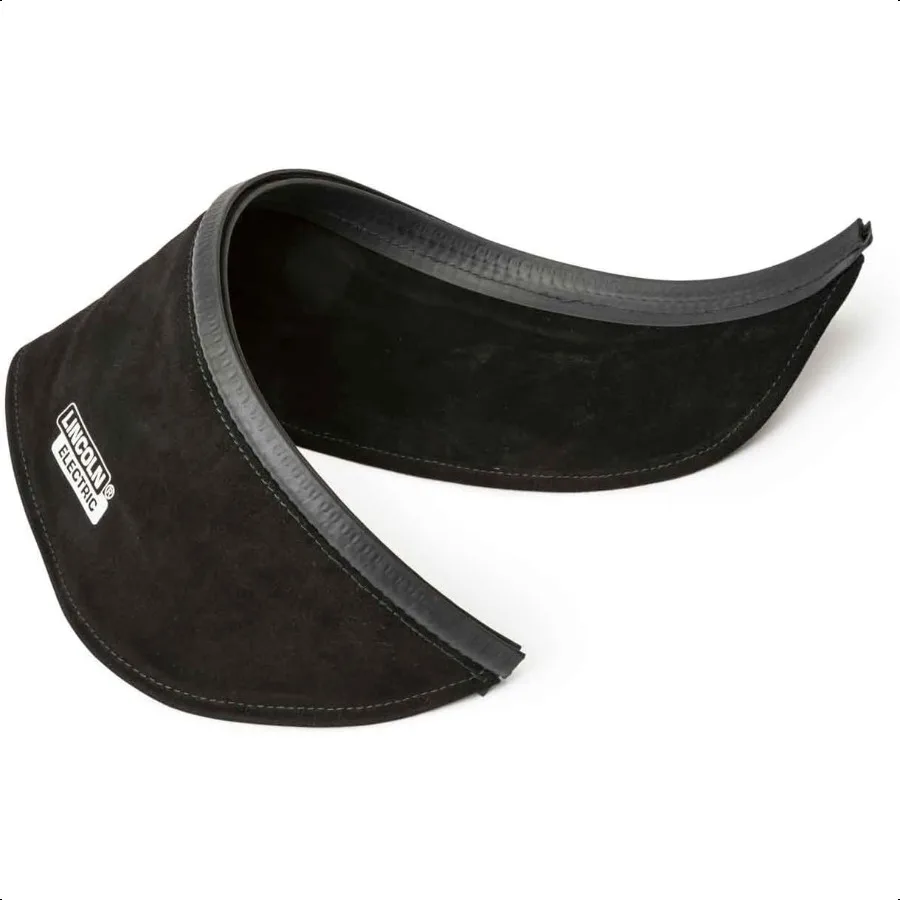 

Split Leather Helmet Bib with Pr Fit Seal Compatible with Most Welding Helmets KP37291