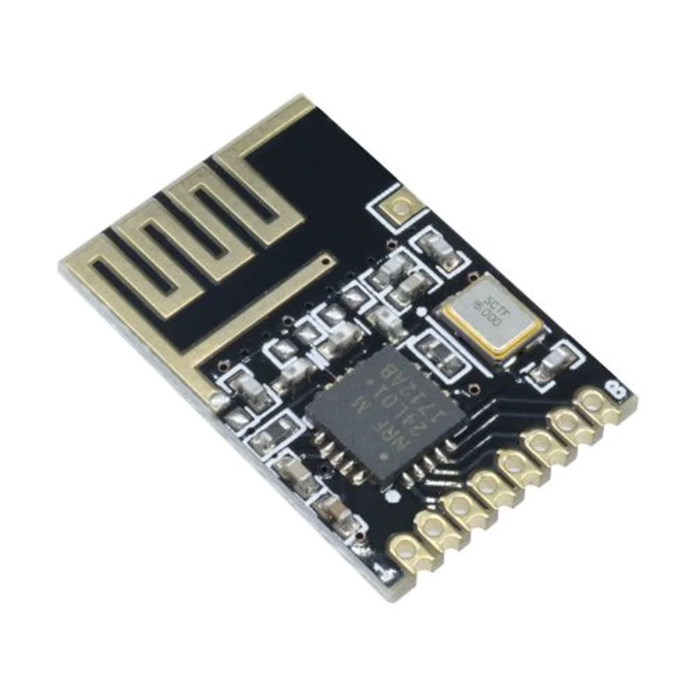 5V NRF24L01 + 2.4GHz 1.27MM RF Wireless Module Mini Version Power Enhanced Version SMD Receiver Transceiver Board