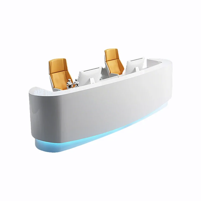 Bai Simple Modern Checkout Page Beauty Salon Front Desk Reception Paint Company Consulting Service Bar