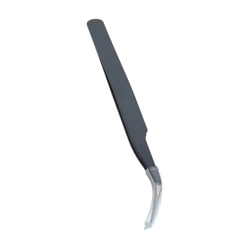 ESD 11/15 Anti Static ESD Stainless Steel Precision Tweezers Straight Curved Tip Tweezers for Electronics