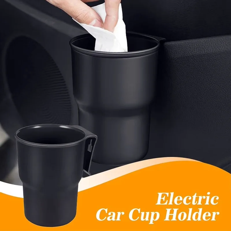 1pcs Multifunctional Auto Storage Organizer Water Cup Beverage Holder Mobile Phone Stand Mini Trash Can Car Interior Accessories