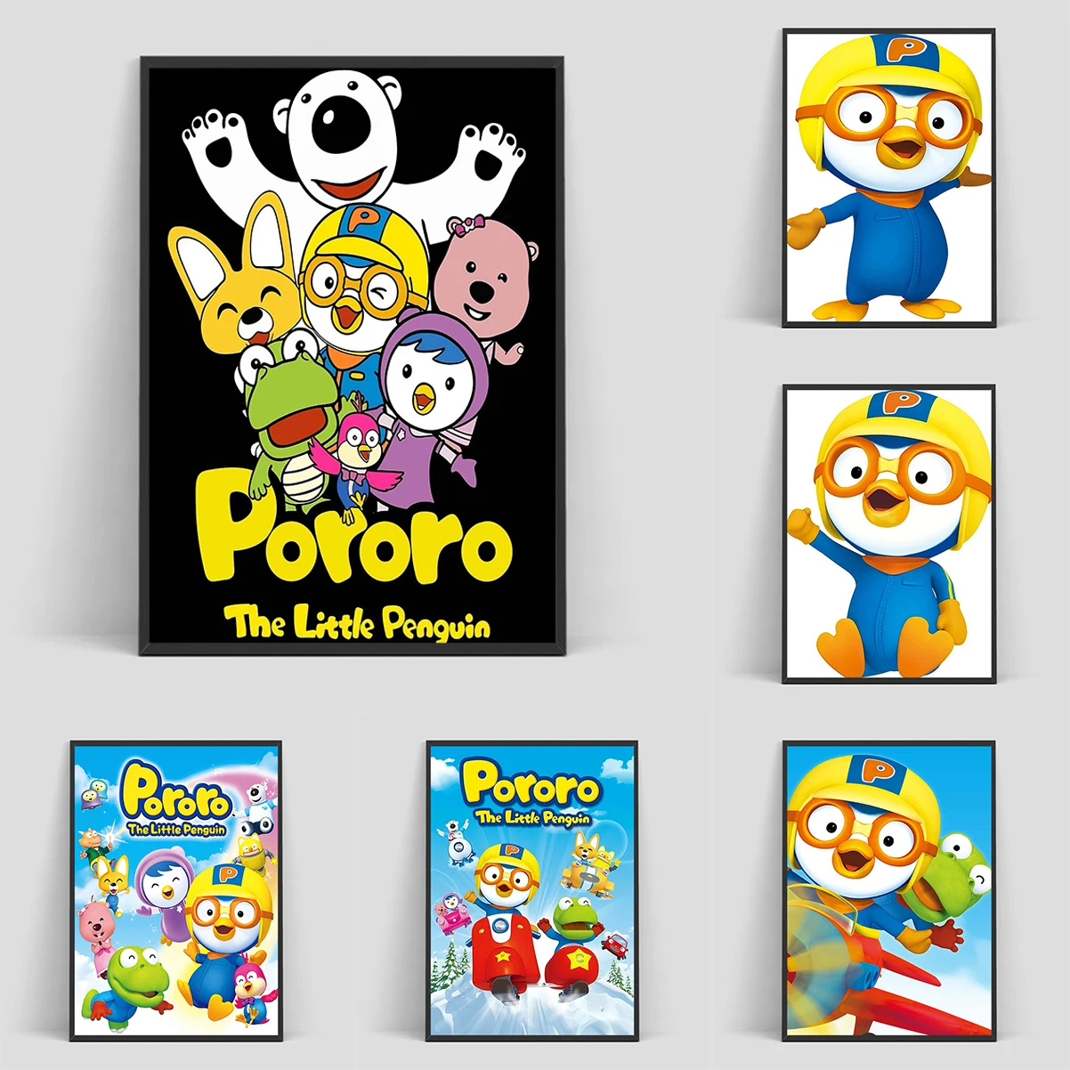 

Cartoon Cute P-Pororos-S Penguin Posters Gift Pictures Wall Decoration Poster Bedroom Decor Room Aesthetic Decorative Picture