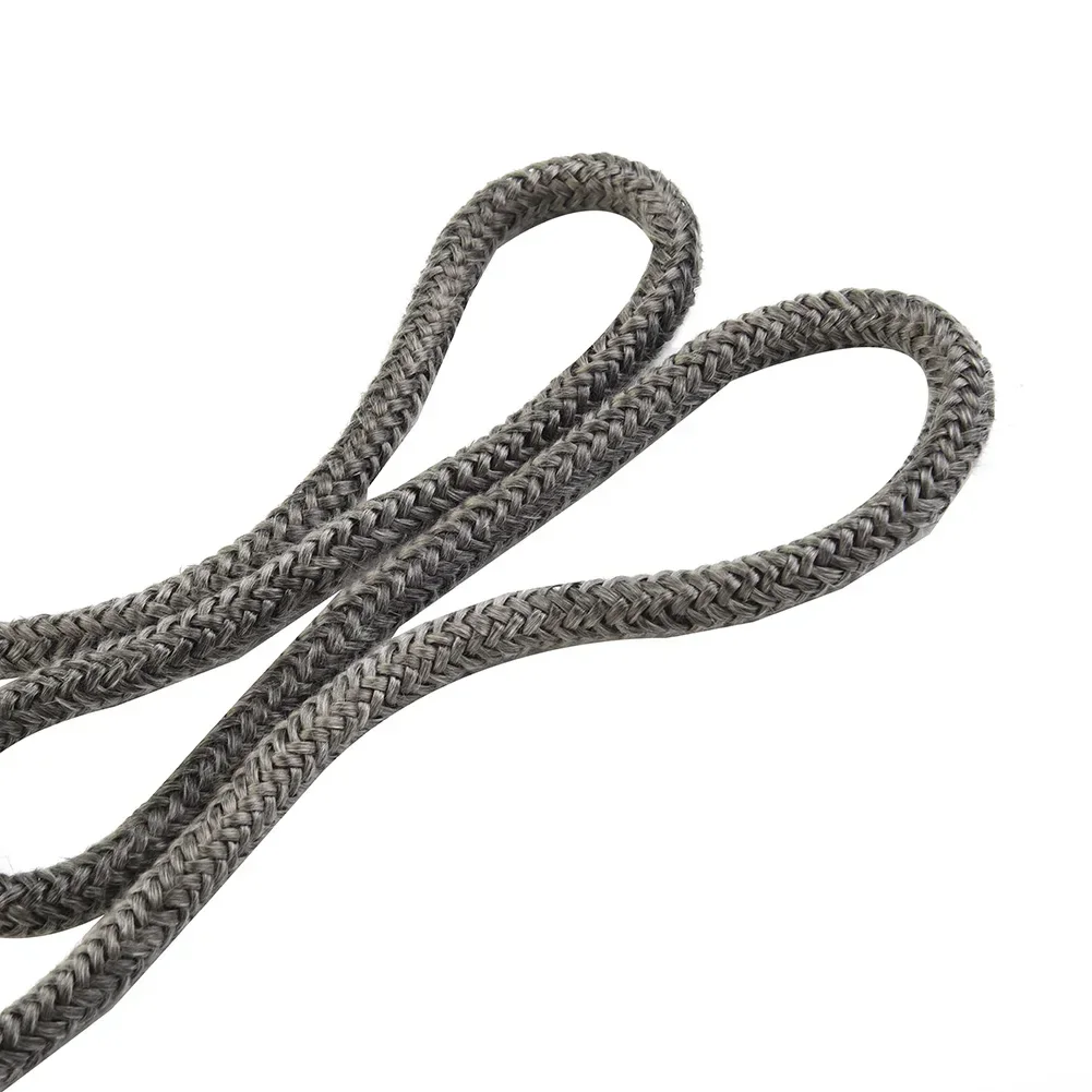 High Quality Fiberglass Rope Seal Home Black Fiberglass Replacement Soft Wood Burning Stove 78 Inch/2m Dark Grey