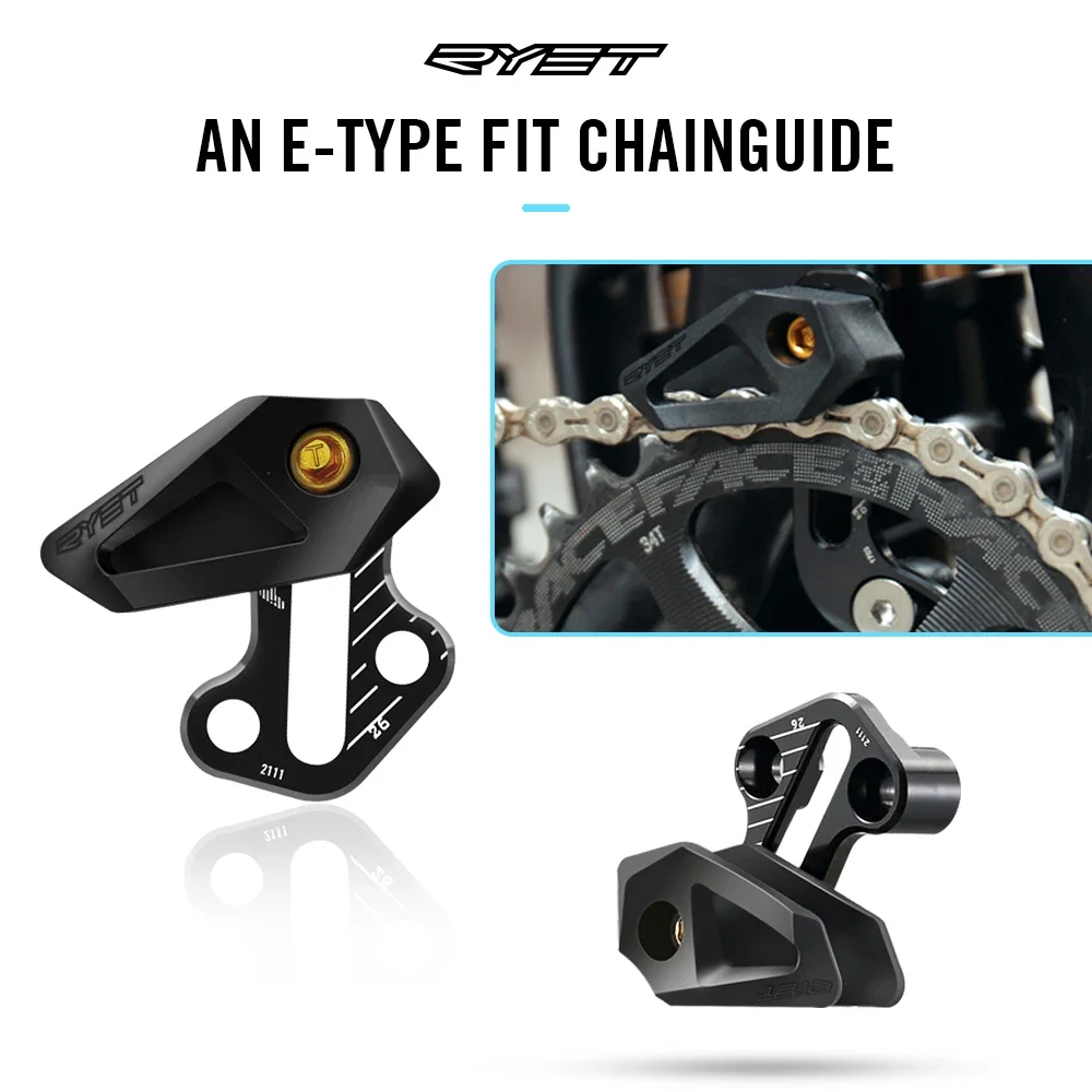 

Направляющая цепи RYET MTB E/D-типа, прямое крепление для 1X Drivetrains, низкопрофильная защита цепи, совместимые с ISCG05, детали велосипеда
