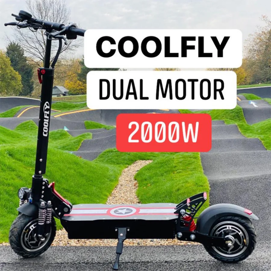 Novo motor 1600w scooter elétrico de motor duplo 2024 skate elétrico e scooter 40 graus ângulo escalada cidade scooter elétrico