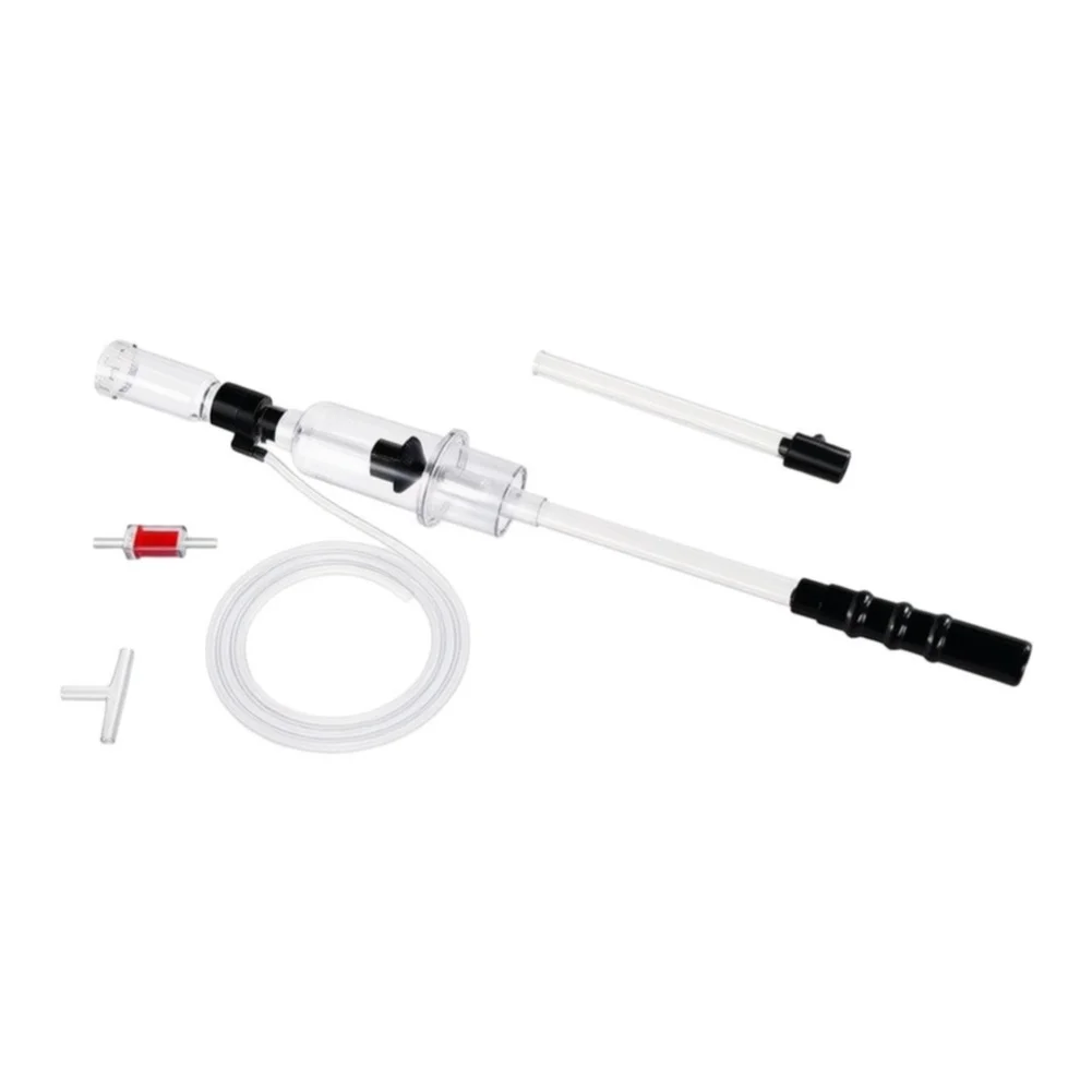 for Aquarium For Gravel Cleaner with For Pneumatic Suction Transparent Sewage Tank 1340 mm Hose Length 19 cm Rod