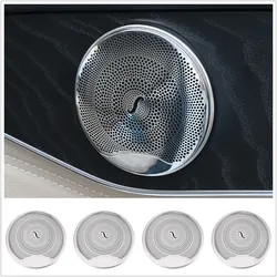 4X Voor Mercedes Benz E GLC C Klasse W213 W205 X253 E200 E300 C180 C200 C300 Auto Deur audio Cover Decoratie Interieur Accessoires