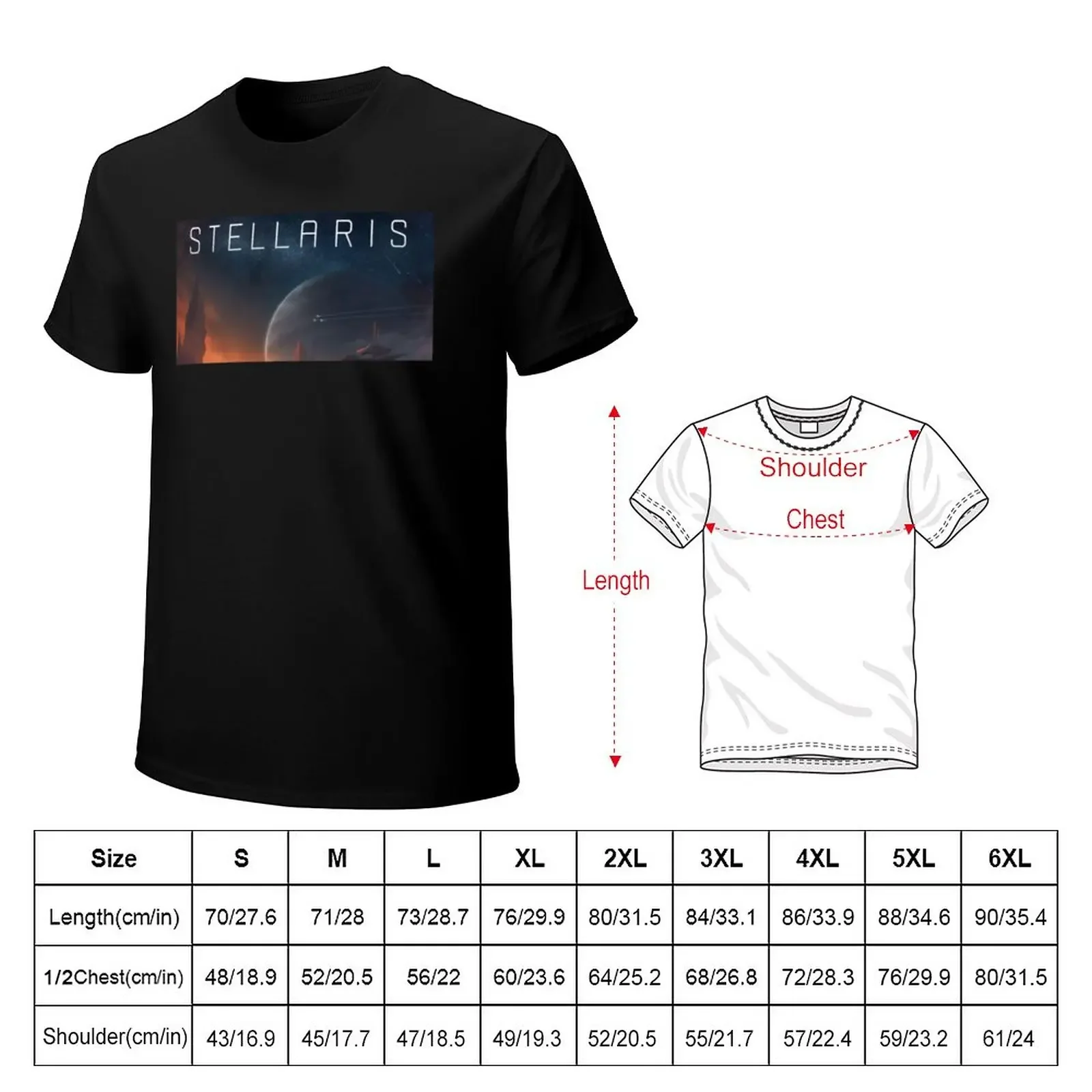 Stellaris Game T-Shirt sublime graphics mens champion t shirts