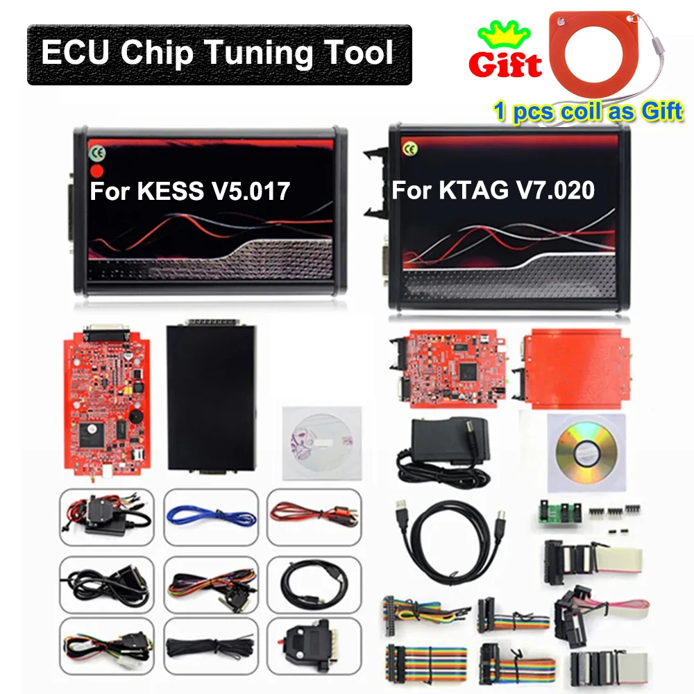 Eu Versie Ecu Programmering Tuning Tool Voor Kess V2 V5.017 Obd2 V7.020 Voor Ktag Firmware Auto Trucks Master Bdm Software Rode Pcb