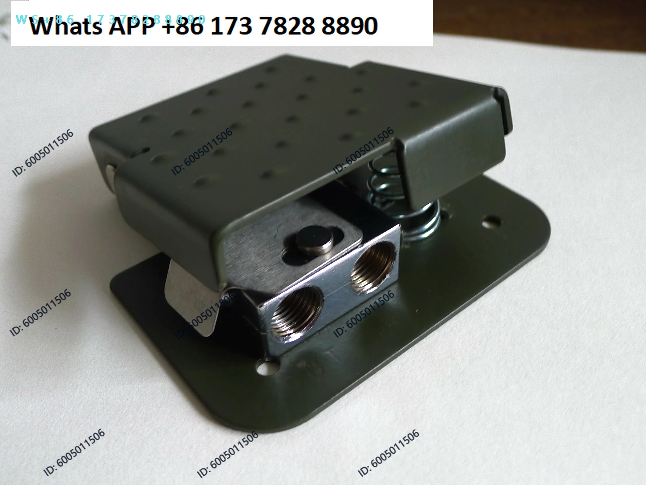 Air foot switch, normally closed one in and one out, better use with magnet air gun