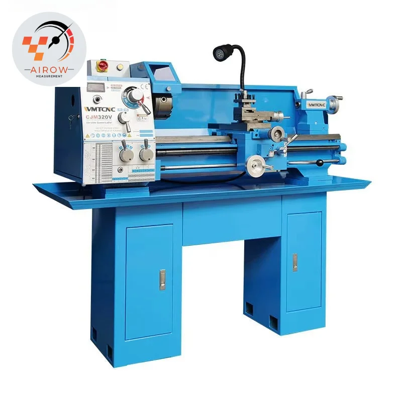 AIROW Low Price Machinery Lathes CJM320V Precision Diy Mini Iron Lathe From Taiwan