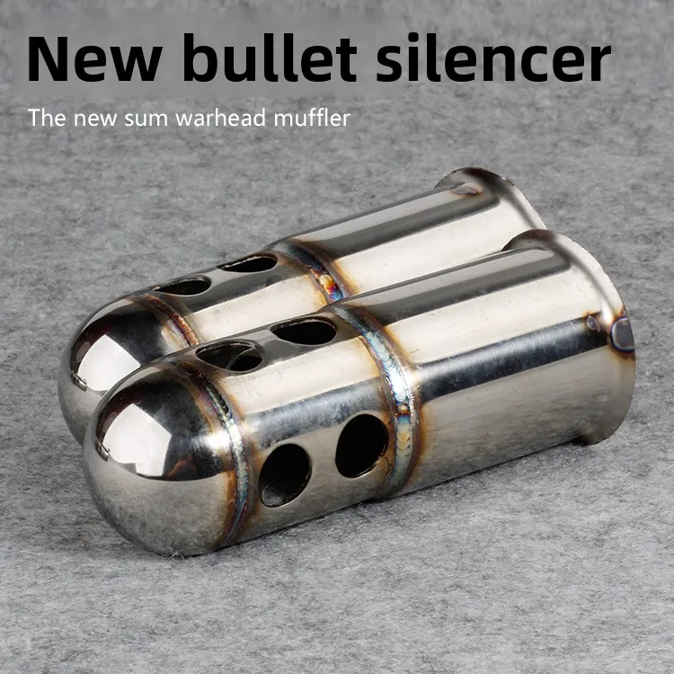 Universal Front Mid End Catalyst DB Killer for Motorcycle Exhaust Muffler Noise Sound Eliminator 51MM
