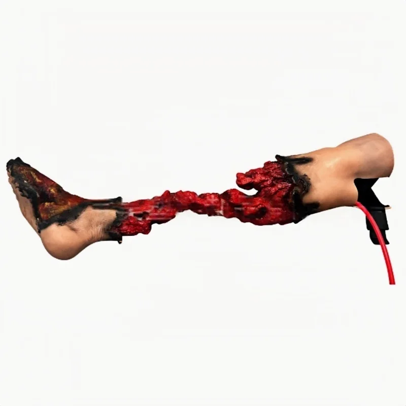 

Wearable Silicone and PVC Anatomical Model for Partial Leg Amputation Wound First Aid Training Manikin