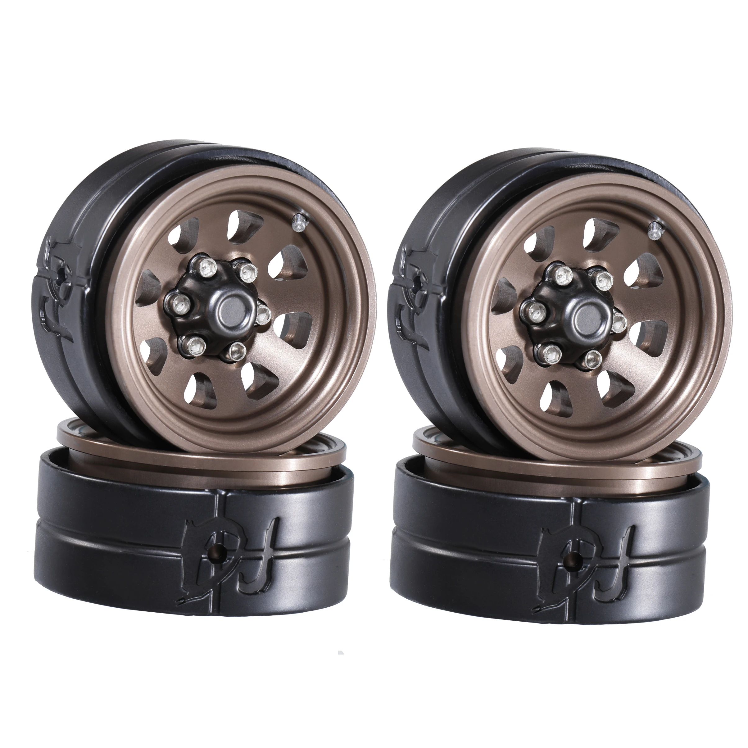 DJ 1.3 Beadlock Wheel 8-Spoke Retro Wheels Beadlock Deep Dish 1.3