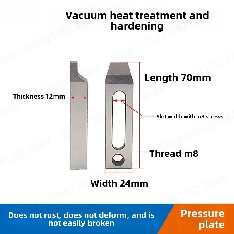 Wire Cutting Platen Slow Wire Stainless Steel Fixture Small Platen Tooling  Slow Wire Platen Pallet M8