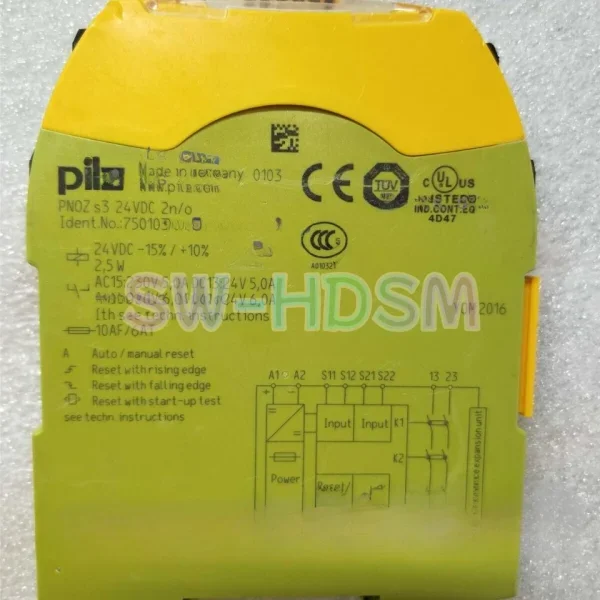

2026 1pcs New Safety Relay S3 24vdc 2 N/o 750103 Brand New Original Spot Plc