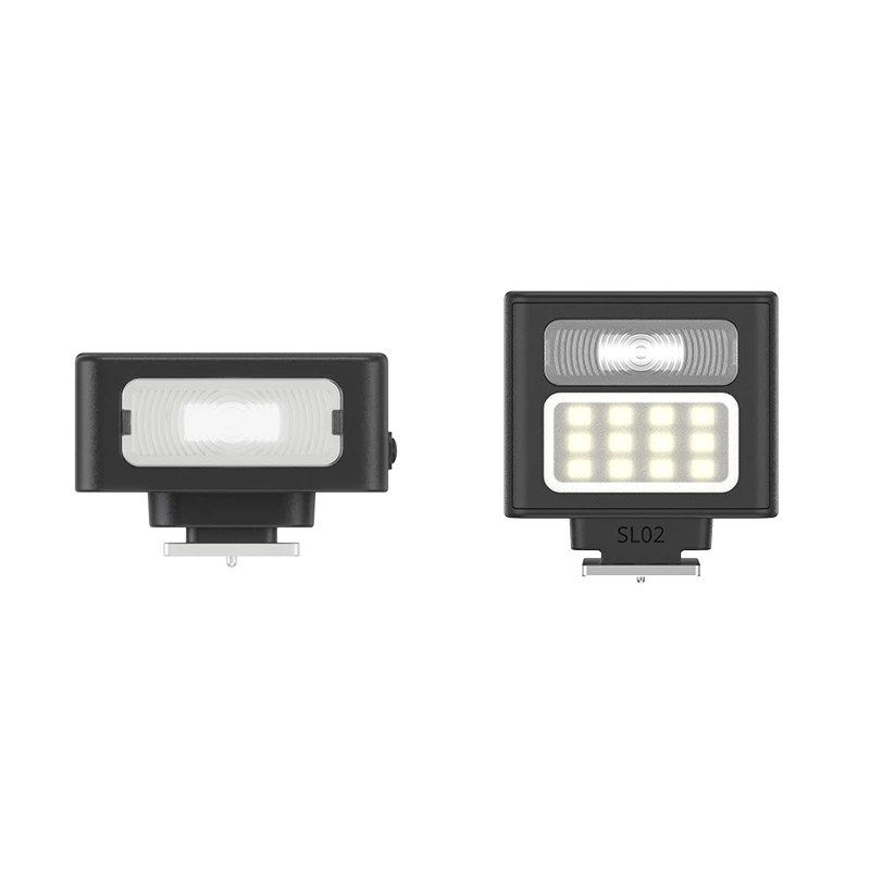 Ulanzi SL01 SL02 SL03 Mini Camera Flitslicht SpeedLite GN8 6500K voor Canon Sony Nikon Camera DSLR Vlog Live Buitenfotografie - afbeelding 1