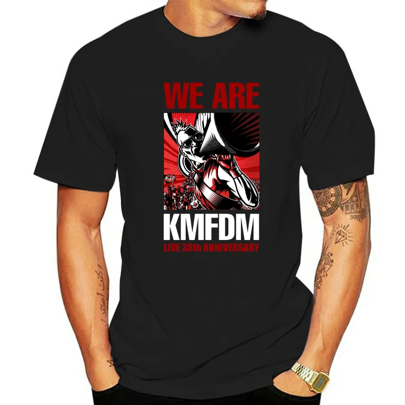 Kmfdm мы Kmfdm промышленный передний 242 Die Krupps Mdfmk Ebm унисекс футболка 561