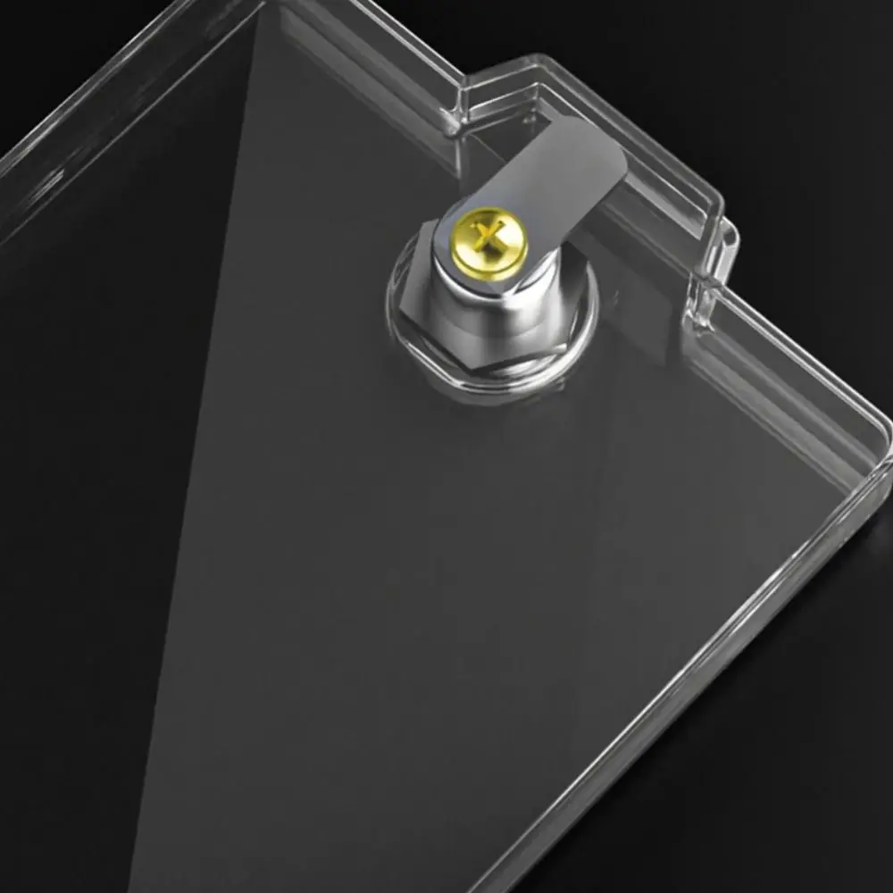 NEW Ultra-thin Unisex Safety Cover Lockable Childproof Light Switch Plate Covers Transparent Wall Switch Guard Home