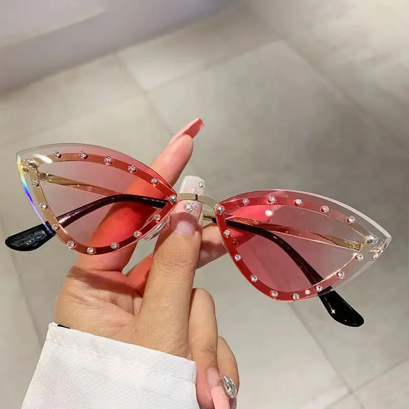 Neu eingetroffen: Metallrahmen-Cat-Eye-Sonnenbrille für Damen und Herren – Ovale Vintage-Sonnenbrille für Frauen und Männer